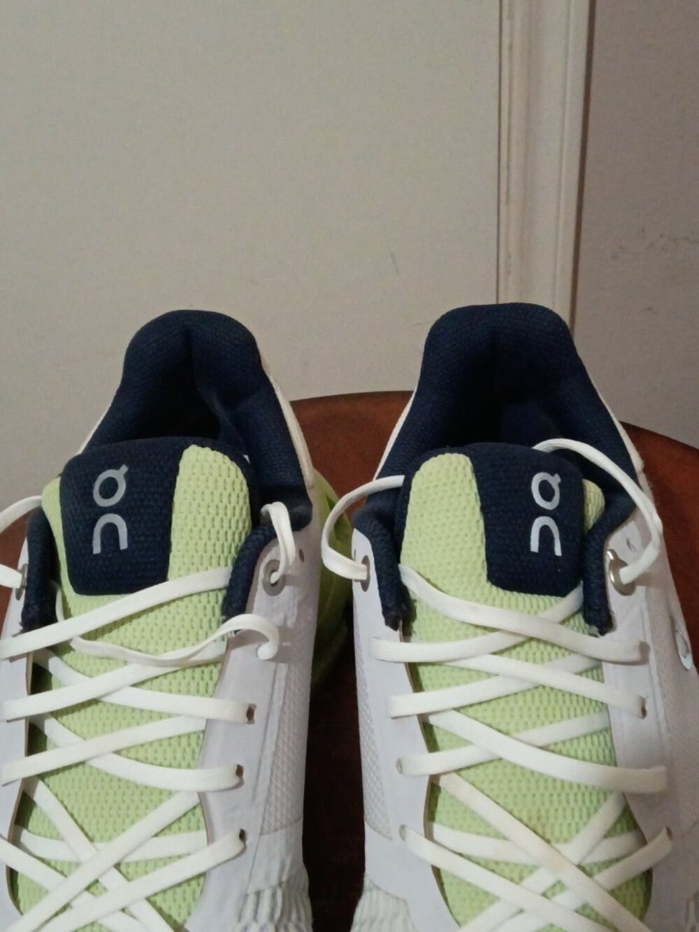Size 10 - On Cloudflyer II 2 Running Shoes 21.99031 Women’s White Green Meadow - Picture 4 of 15